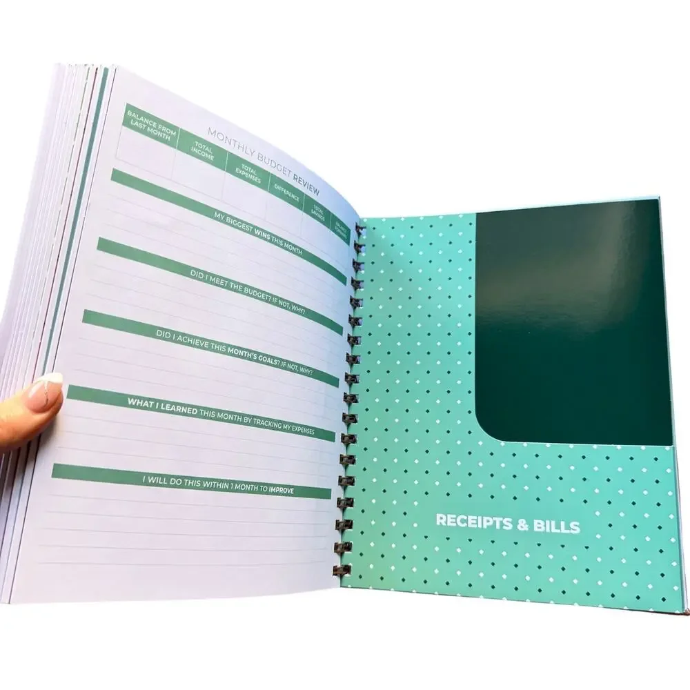 Clever Fox Budget Planner Bill Organizer Rose Gold Undated Finance